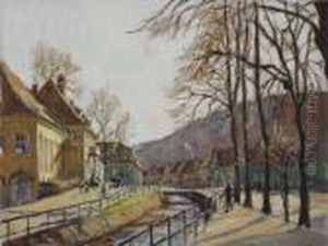 Kneippkurort Bad Bergieshubel (sachsische Schweiz) by Rudolf Poeschmann