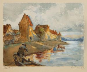 Altes Mainstadtchen by Rudolf Poeschmann