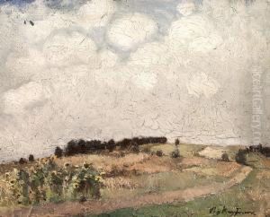 Napraforgos Domboldal by Ferencz Pogany