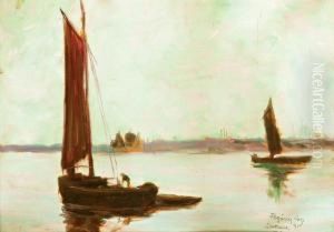 Vitorlasok by Julius Gyula Pogany