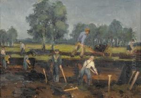 Arbeiter Auf Dem Feld. - view 1