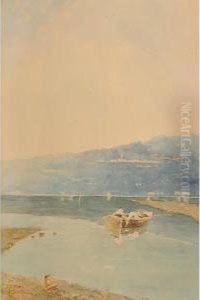 Pescatore Nel Golfo by Giuseppe Pogna