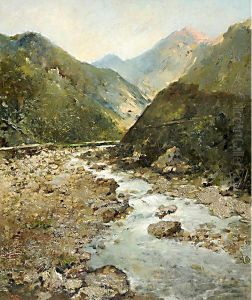 "torrente Fra Le Montagne" by Giuseppe Pogna