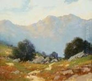 Sunset On Lyons Peak - San Diego by Edward Henry Pohl