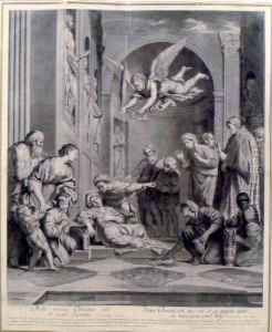 La Morte Di Santa Cecilia by Jean-Baptiste Poilly