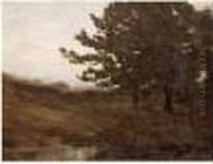 Paysage Aux Grands Arbres by Auguste Pointelin