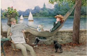 Le Repos by Maurice Poirson
