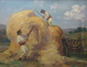 Gathering The Hay by Pierre Alexandre Poitevin
