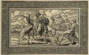 Portrait Of Giovanni B. Piranesi by Francesco (Felice) Polanzani