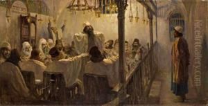 'he Is Guilty Of Death' by Vasily Polenov