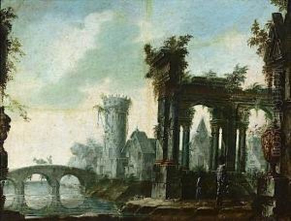 Pont Dans La Campagne Romaine - view 1