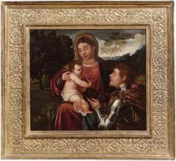 Madonna Col Bambino E San Giorgio - view 1