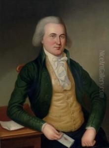 Portrait Of A Gentleman In A Yellow Waistcoat