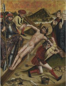 Christ Nailed To The Cross by Jan Pollack
