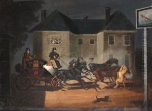 The Lioness Attacking The Horse Of The Exeter Mail Coach, Near Salisbury