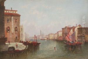 Scene On The Grand Canal, Venice