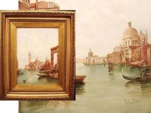 "canal Grande" E " La Dogana" A Venezia by Alfred Pollentine