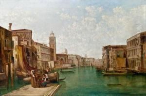 Venezianischer Kanal by Alfred Pollentine