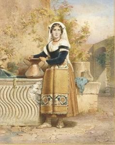 At The Well by Victor Florence Pollet