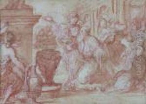 Scene De L'histoire Ancienne by Cesare Pollini