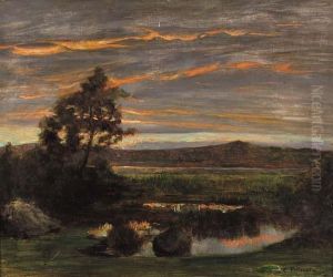 Paesaggio Lacustre by Carlo Pollonera