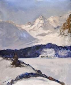Pohlad Na Popradske Pleso by Karol Polonyi