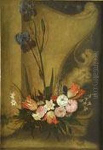 Flores Sobre Fuentes Ornamentales by Antonio Ponce