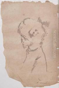 Untitled - Woman In Hat by Fidelio Ponce De Leon
