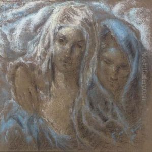 Hermanas by Fidelio Ponce De Leon