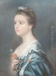 Portrait Of Mary Townsend by Arthur Pond