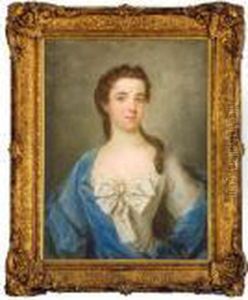 Portrait Of Young Lady by Arthur Pond