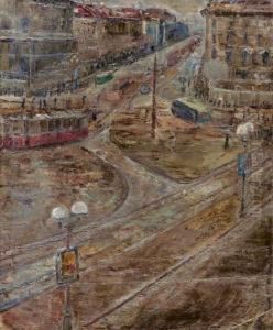 Paesaggio Urbano, (sanpietroburgo) - 1929