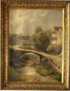 Puente Sobre El Rio by Jaume Pons Marti