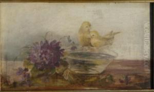 Nature Morte Aux Oiseaux by Aime Ponson