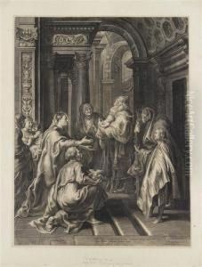 The Presentation In The Temple by Paulus Pontius
