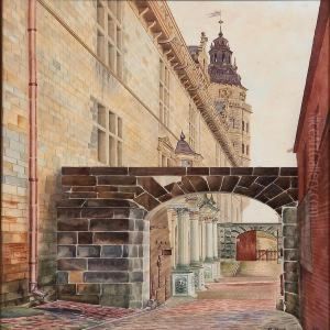 View From The Walls Of Kronborg Castle by A. Pontoppidan