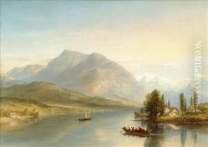 An Extensive Alpine Landscape by L Poole