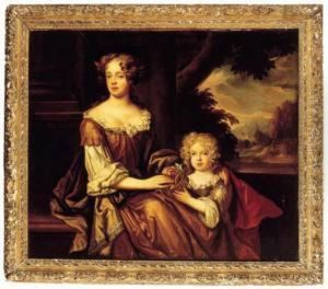 Portrait Of A Lady And Child