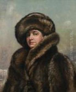 Portrait Of A Woman In Fur