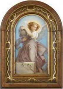L'ange by Claudius Marcel Popelin-Ducarre