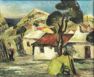"sat Dobrogean" by Vasile Popescu