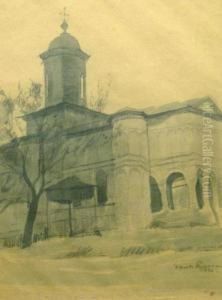 Biserica by Vasile Popescu