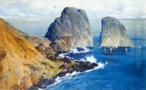 Capri, Skaly Faraglioni by Tadeusz Popiel