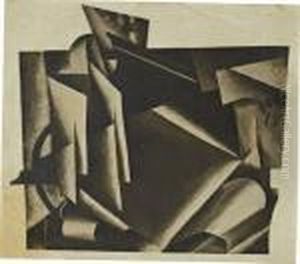 Photomontage Of A Painting by Lyubov Popova