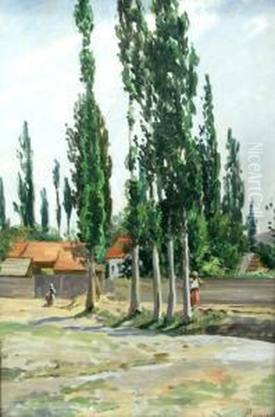 Landscape With Poplars - view 1
