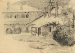 Landscape With Houses by Sabin Popp
