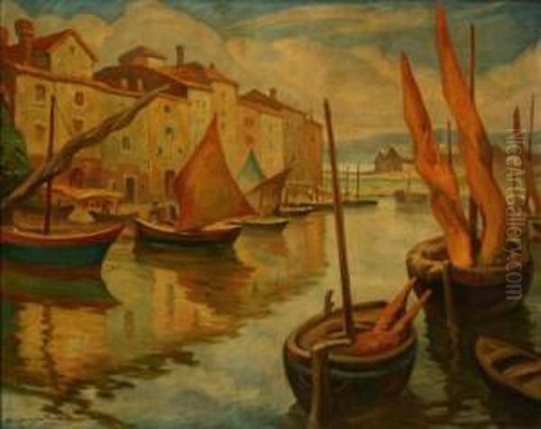 Italian Harbor Scene - view 1