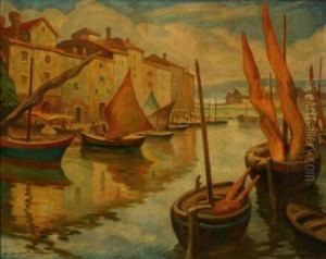 Italian Harbor Scene