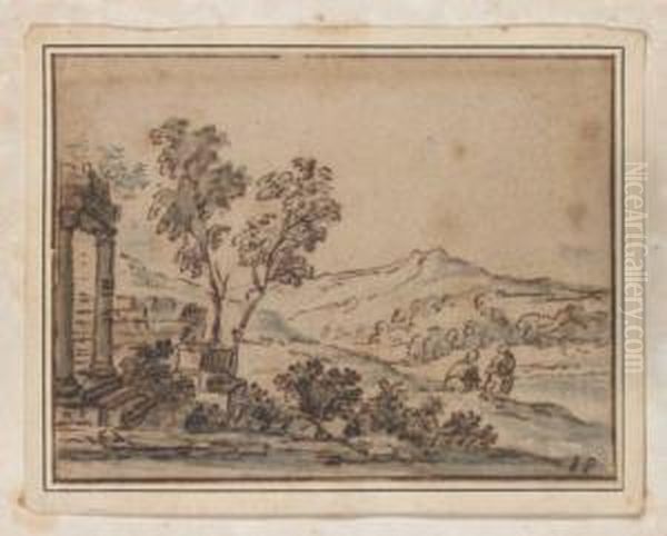 Paysage Aux Ruines - view 1