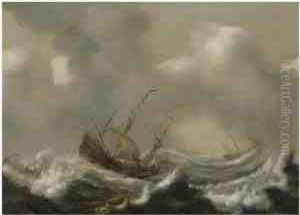 Two Ships In A Storm